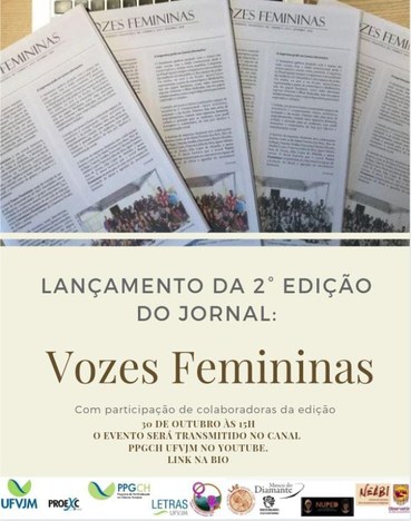 Lançamento da segunda edição do jornal Vozes Femininas