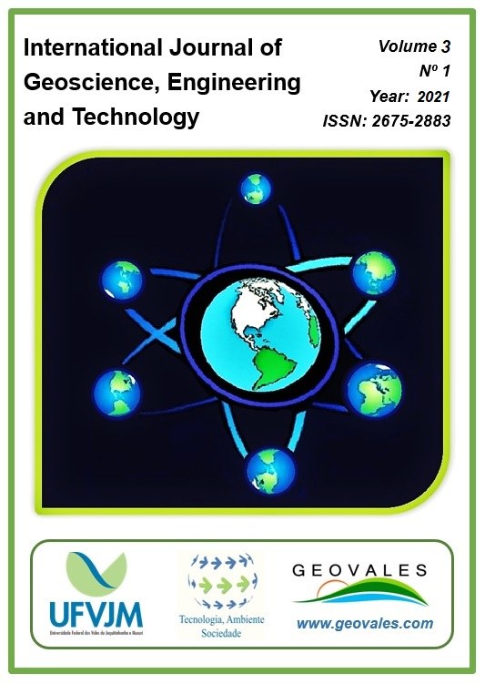 Capa da Revista International Journal of Geoscience, Engineering and Technology