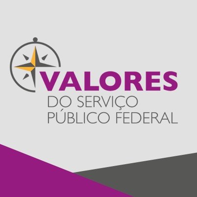 Banner: Valores do serviço público federal 