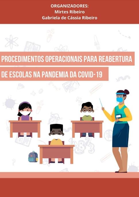 Capa do livro Procedimentos Operacionais para Reabertura de Escolas na Pandemia de Covid-19