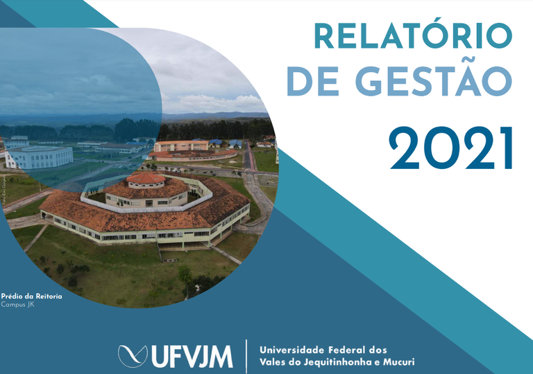 Capa do Relatório de Gestão da UFVJM 2021