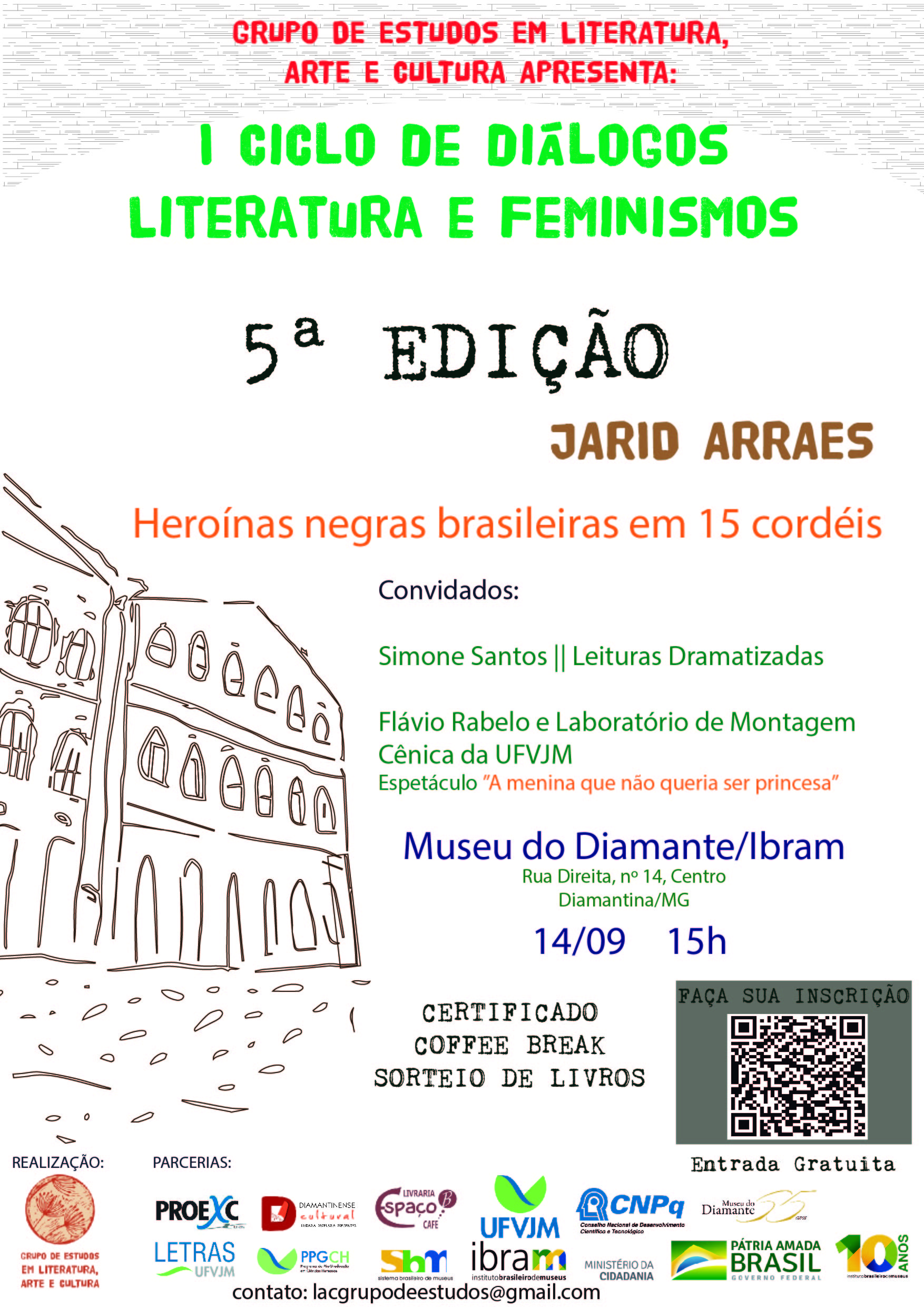 Ciclo de diálogos - Literatura e Feminismos