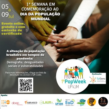 1ª PopWeek – “Semana em comemoração ao Dia da População Mundial”