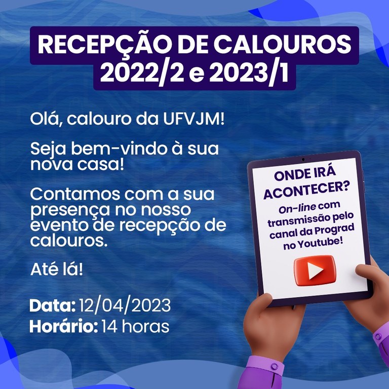 Recepção de calouros 2022/2 e 2023/1