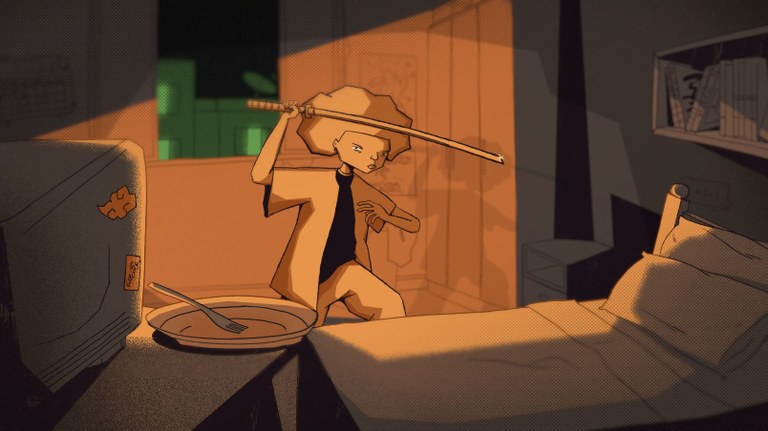 Festival de Cinema - Pequeno B - fotograma