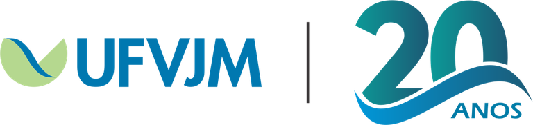 Logo UFVJM 20 anos horizontal - principal