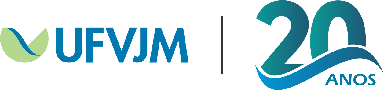 Logo UFVJM 20 anos horizontal - principal