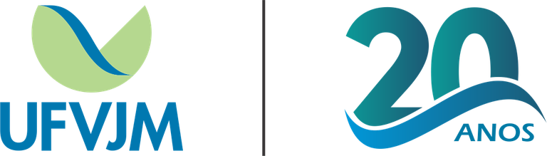 Logo UFVJM 20 anos vertical - principal