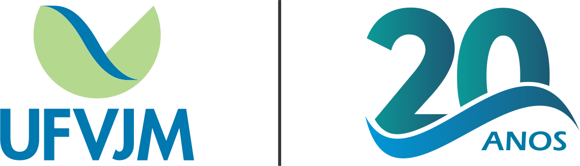 Logo UFVJM 20 anos vertical - principal