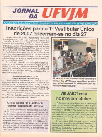 Jornal 13 Capa