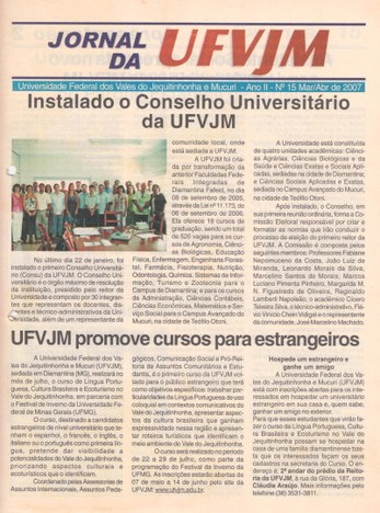 Jornal 15 Capa