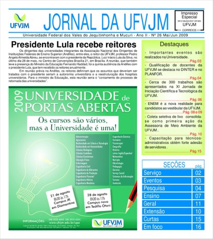 Jornal 26 Capa