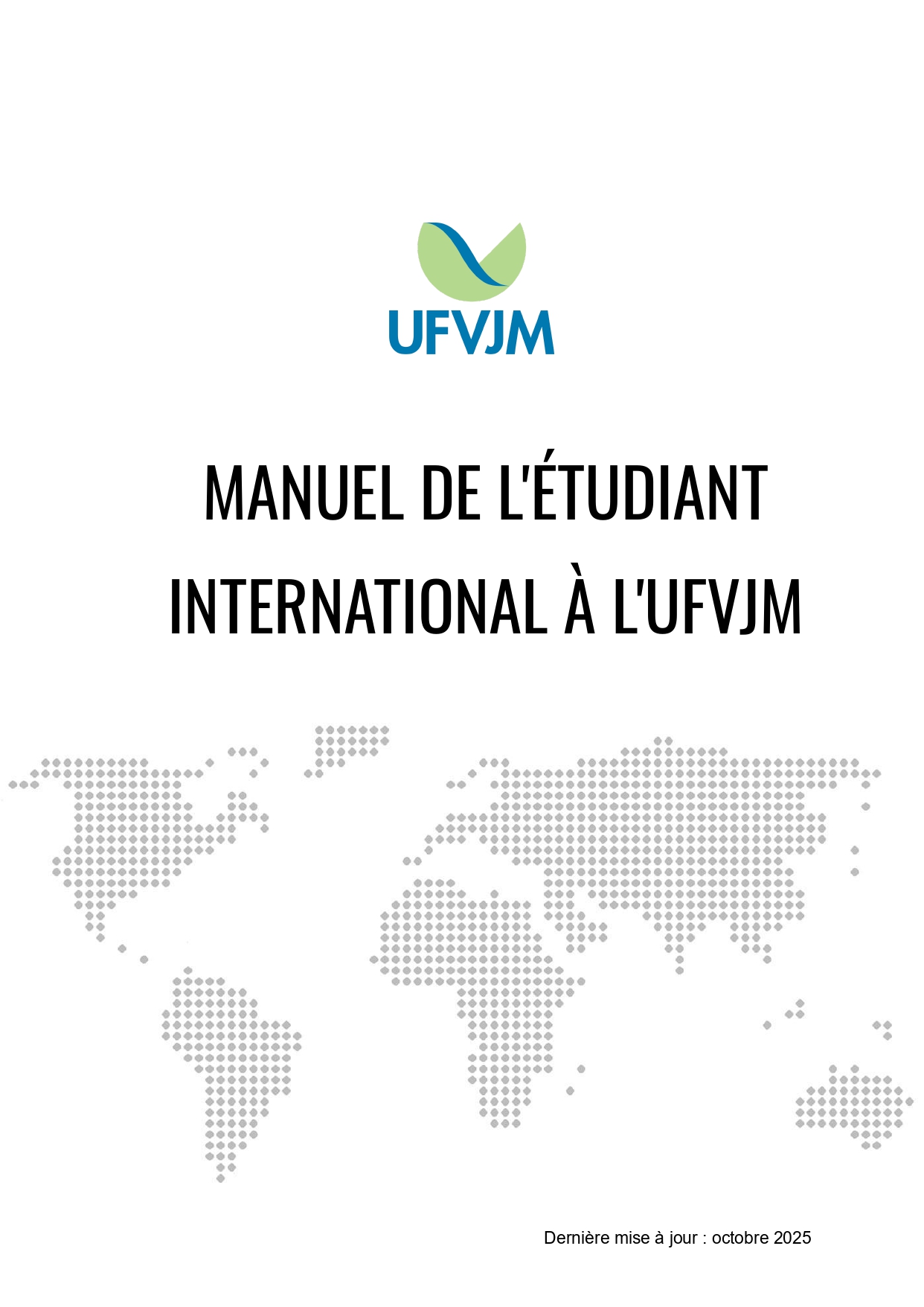 Manuel de L'Ètudiant+International à L'UFVJM