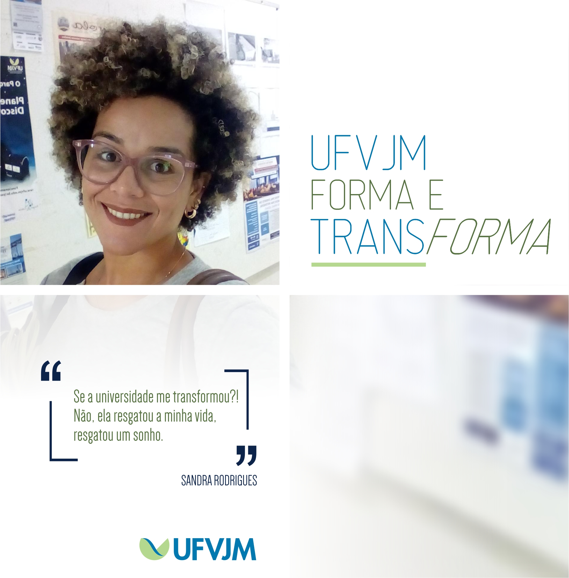 UFVJM Forma e Transforma - Sandra Rodrigues dos Santos