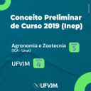 Conceito preliminar de curso 2019 (Inep)