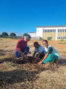 Campus Janaúba recebe doação e realiza plantio de mudas de árvores nativas e frutíferas - Imagem 6