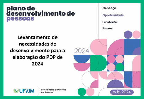 Progep inicia primeira fase de elaboração do PDP 2024 da UFVJM