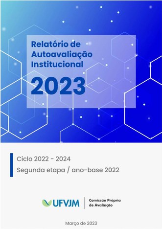 Capa do Relatório de Autoavaliação Institucional 2023