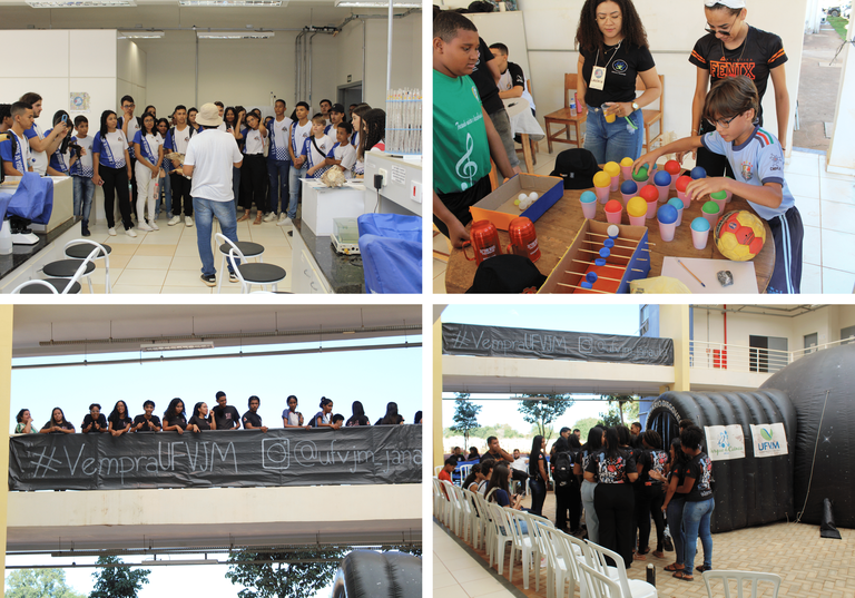 Mostra de Profissões #VempraUFVJM leva mais de 1.300 visitantes ao Campus Janaúba - Imagem 1