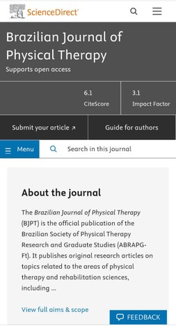 Professor da UFVJM é o novo editor-chefe do Brazilian Journal of Physical Therapy