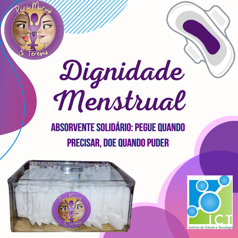 Projeto de extensão lança campanha sobre dignidade menstrual