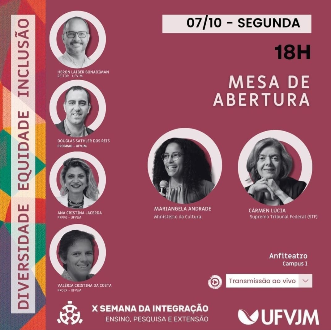 Sintegra 2024 - UFVJM realiza seu maior evento acadêmico abordando diversidade, equidade e inclusão 02