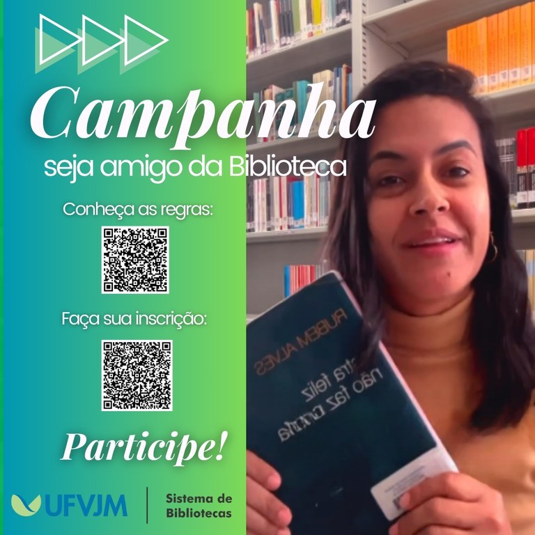 UFVJM realiza campanha Amigos da Biblioteca