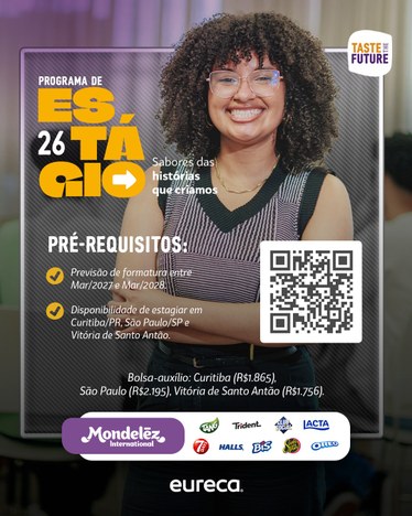Programa de estágio Mondelez 2026